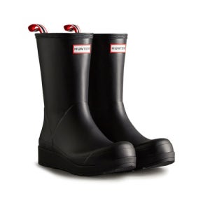 [헌터] [WOMEN] 오리지날 플레이 미드 레인부츠 - 블랙 WFMK002RMABLK WFMK002RMABLK