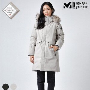 밀레 [밀레] 패딩 MXQWD750 아웃도어 겨울 고어텍스 필드파카 발열 방풍 야상 구스다운 [2컬러] 여성
