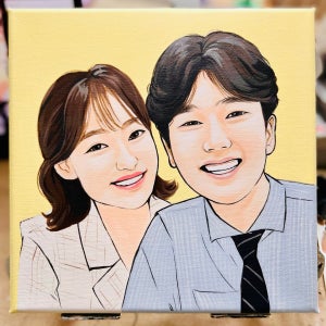 커플 초상화 팝아트, 김영작가초상화