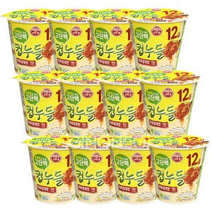 오뚜기 오뚜기 고단백 컵누들 마라샹궈맛 41g 12개 두부피 단백질