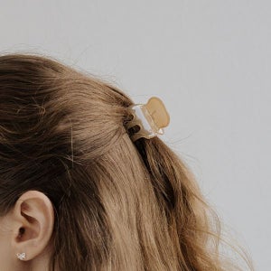 [하스] HTY010 Beige mini hair clip