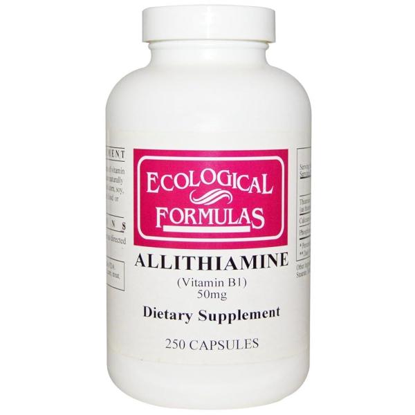 <b>Ecological Formulas</b> 알리티아민 <b>비타민 B1</b> 50mg 250캡슐 321914