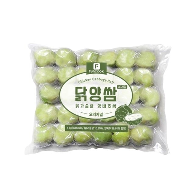 BODELONG FOODSTUFF 펀쿡 닭가슴살 양배추쌈 오리지널 1kg, 1개