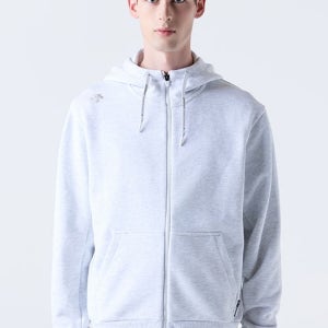 [데상트][DESCENTE]스포츠테리 후드 집업 자켓 멜란지 그레이(SQ323UFT71)(K1753920627057065GY01)