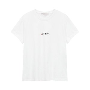 [롯데백화점] 스텔라맥카트니 [공식60프로할인]STELLA McCARTNEY 스티치 로고 크루넥 티셔츠(2414106013) LE1219908155