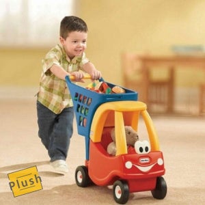 PH 쇼핑카트 레드 인형유모차 장난감쇼핑카트 유아걸음마