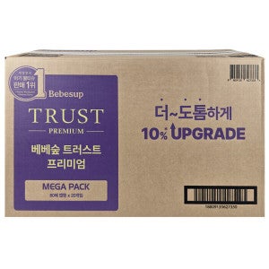 베베숲 베베숲 물티슈 트러스트 플러스 80매20팩 도톰한 두꺼운 신생아 아기물티슈