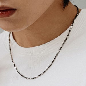 [티오유] NPM002 Bold Spica Chain Necklace