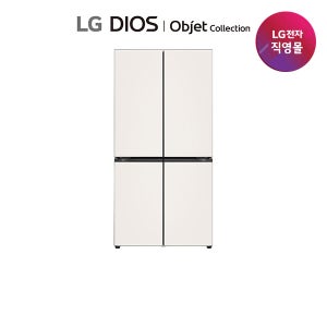 LG전자 LG 디오스 오브제 글라스 6도어 냉장고 M876GBB232 색상 택1