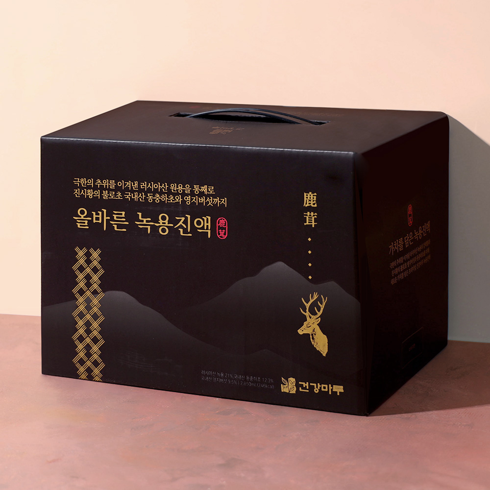 건강마루 러시아산 올바른 <b>녹용</b> 95ml x 30포, 1개