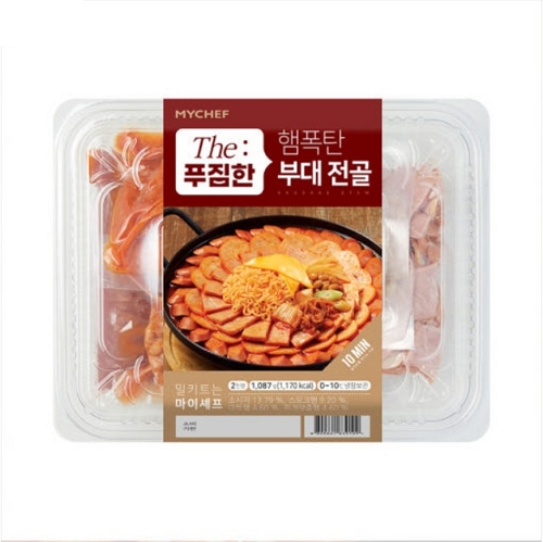 The푸짐한 햄폭탄 부대 전골 성분 분석