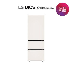 LG전자 LG 오브제 김치냉장고 글라스 1등급 324L Z334GBB151 옵션택1