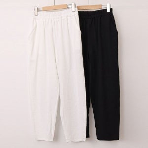 [브리치 나야홍] 나야홍 / 빅사이즈배기팬츠 U718L507 핫썸머슬랙스밴딩바지 LY