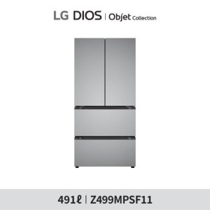 LG 디오스 오브제 김치냉장고 메탈 프라임 실버 Z499MPSF11 TV상품