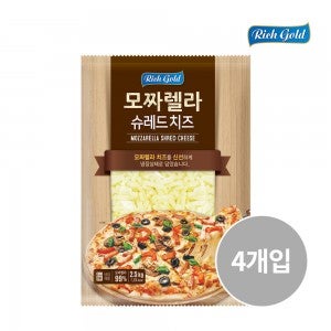 리치골드 모짜렐라 슈레드 치즈 2.5kg x 4개
