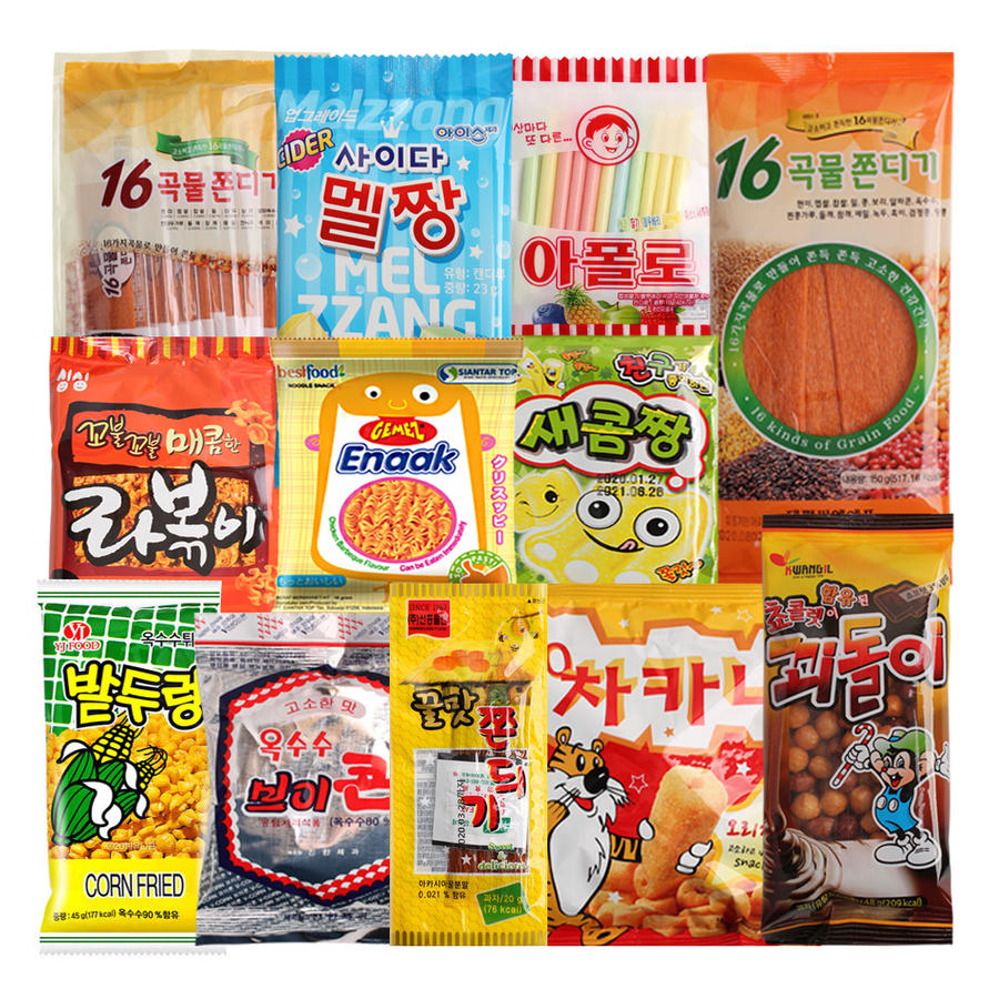 추억의 옛날과자 간식