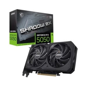 MSI 지포스 RTX 5050 쉐도우 2X OC D6 8GB (엔비디아 컴퓨터 그래픽카드)