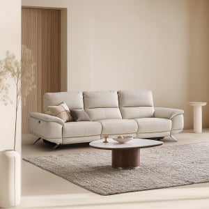 미유모어 4인 가죽 소파