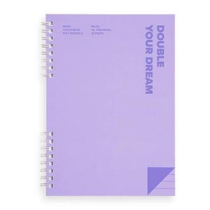 더블드림노트 A5 파스텔 퍼플 룰드 WFILQBR