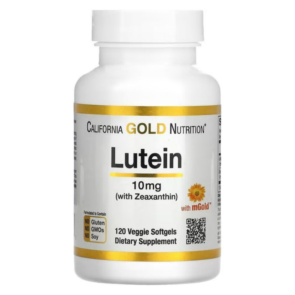캘리포니아골드뉴트리션 Lutein with <b>Zeaxanthin</b> 10mg 베지 120소프트젤