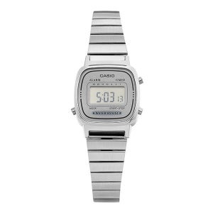카시오 CASIO LA670WA-7DF 디지털 스퀘어 빈티지 레트로 여성 메탈시계