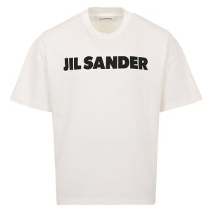 질샌더 폴로 로고 프린트 아이보리 오버사이즈 티셔츠 J21GC0001 J45148102 25SS J45148 102 빅로고 반팔티 141460803