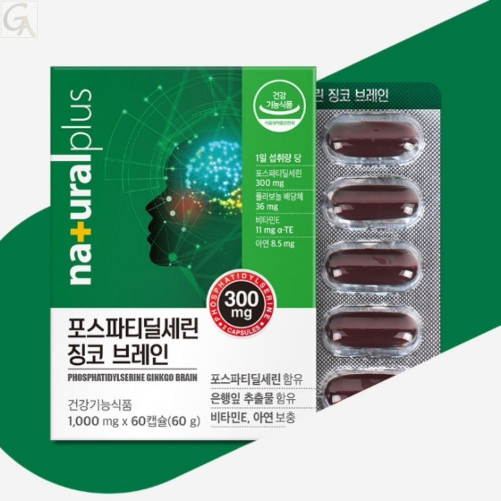 기억력 인지력개선 영양제 혈행개선 노화된뇌 징코 영양성분 두뇌집중력 <b>건망증</b>