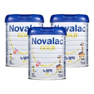 노발락 프리미엄 분유 골드 1단계 800g 3개