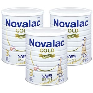 노발락 골드 지니 분유 3단계 800g 3개