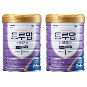 트루맘 뉴클래스 슈퍼프리미엄 분유 1단계 800g 2개