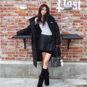 내셔널지오그래픽 N254WDW860 여성 카이만 프로 롱기장 구스다운 점퍼 BLACK