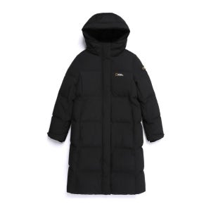 내셔널지오그래픽 N254WDW860 여성 카이만 프로 롱기장 구스다운 점퍼 BLACK