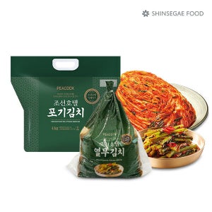 [피코크] [피코크] 조선호텔 포기김치 4kg + 열무김치 1.5kg