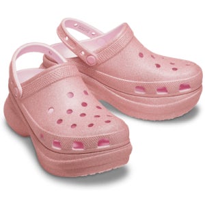 [크록스 공식몰] 베이 글리터 클로그 핑크 밀크 207261-6ZW