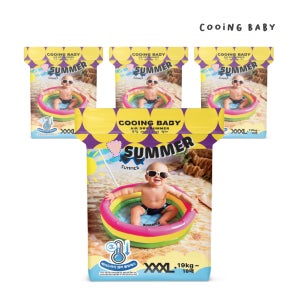 쿠잉 summer 에어드라이 팬티 기저귀 키즈(XXXL) 18매x 4팩