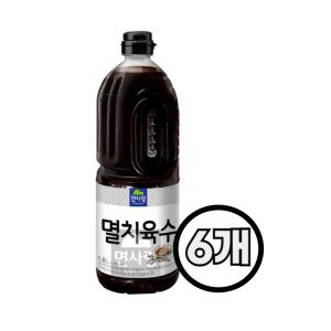 면사랑 면사랑 멸치육수 1.8Lx6개(1박스) 무료배송 실온 대용량 육수 국물요리 국수 찌개
