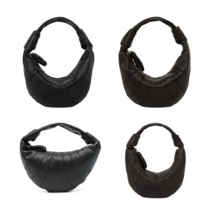 르메르 포춘백 미니 스몰 크루와상 크루아상 크로와상 숄더백 소프트 나파 레더 가죽 다크초콜릿 블랙 BG0125 LL095