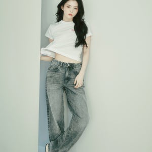 [지오다노][한소희] 여자 스트레이트 청바지 415534 05415534