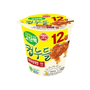 오뚜기 고단백 컵누들 마라샹궈맛 6입 x 2개