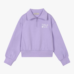 [오후]크롭 반집업 맨투맨 OHMA23T52