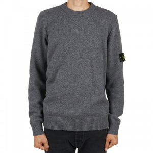 스톤아일랜드 25FW 남성 와펜 패치 울 니트 다크그레이멜란지 K2S155100072 S00A3 V0M6B[62442241,스톤아일랜드 와펜패치,울니트,패브타일]