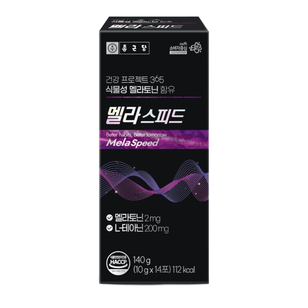 <b>종근당</b> <b>종근당</b> 액상 멜라토닌 2mg 함유 멜라스피드 식물성 멜라토닌 <b>테아닌</b> 1박스