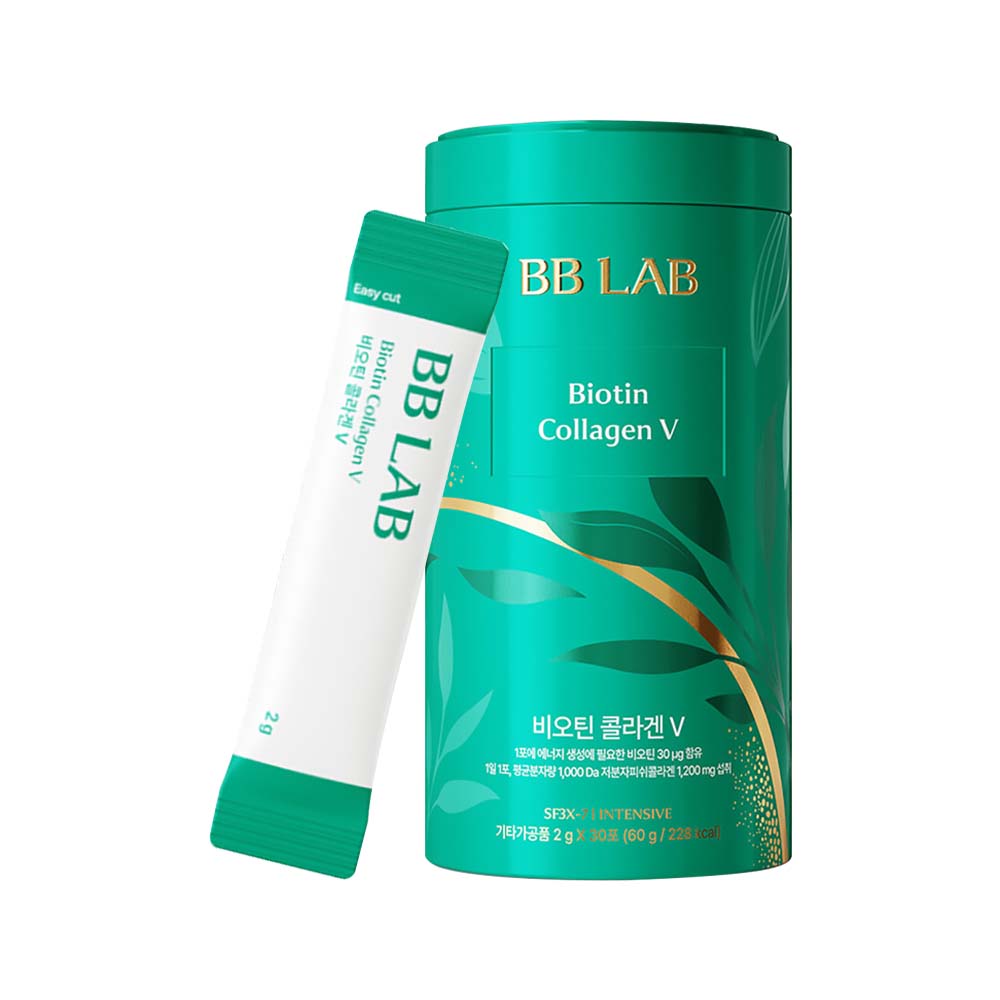 비비랩 피부영양제 이너뷰티 먹기편한 비오틴 <b>콜라겐</b>V 1통  2g  1개