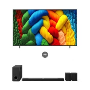 LG 나노셀 AI (스탠드형)+ LG 사운드바 75NANO80AESAS95TR