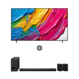 LG QNED AI (스탠드형) + LG 사운드바 75QNED65ABSAS95TR