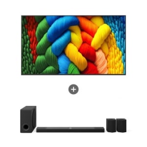 LG 나노셀 AI (벽걸이형)+ LG 사운드바 75NANO80AEWAS95TR