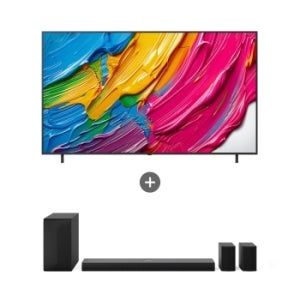 LG QNED AI (스탠드형) + LG 사운드바 75QNED65ABSAS60TR