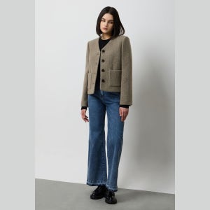 [롯데백화점] 시슬리 헤링본 브이 재킷(SAJKE1511) LE1218523792