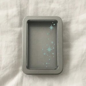 [유스스피릿] 빛과 별 민트 틴케이스 철제 케이스 다용도 보관함