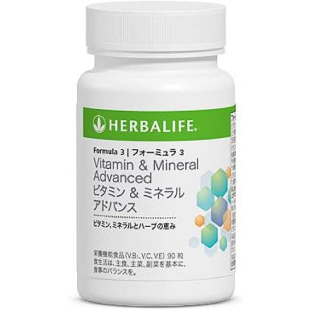<b>Herbalife</b> 일본직구 하바라이후 포뮬러 3 비타민 <b>미네랄</b> 고급 90 그레인  1개